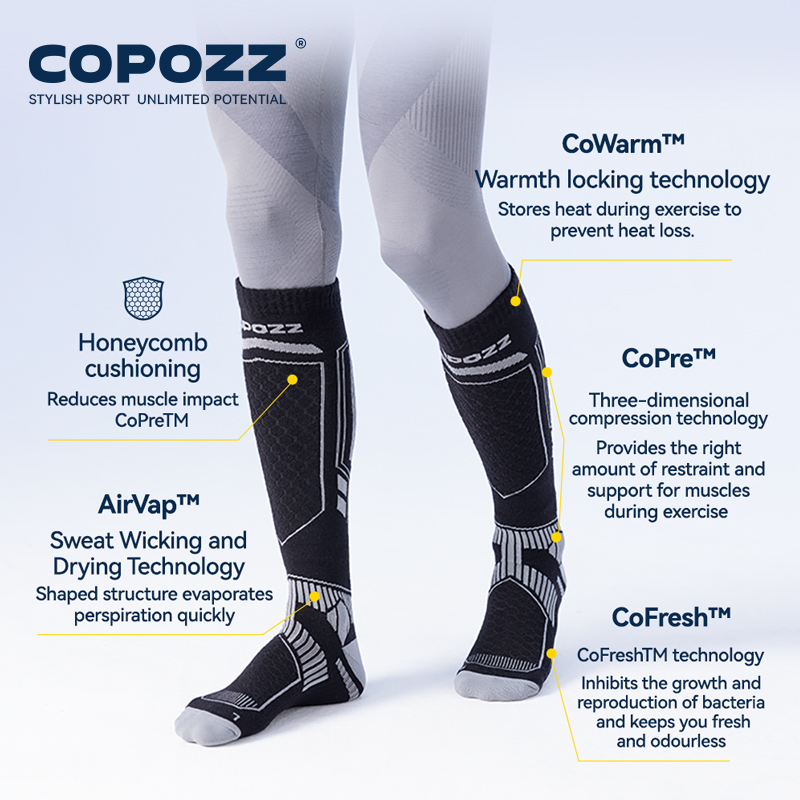 COPOZZ New Winter Ski Socks Me - Thermal Sock Winter 评论和价格