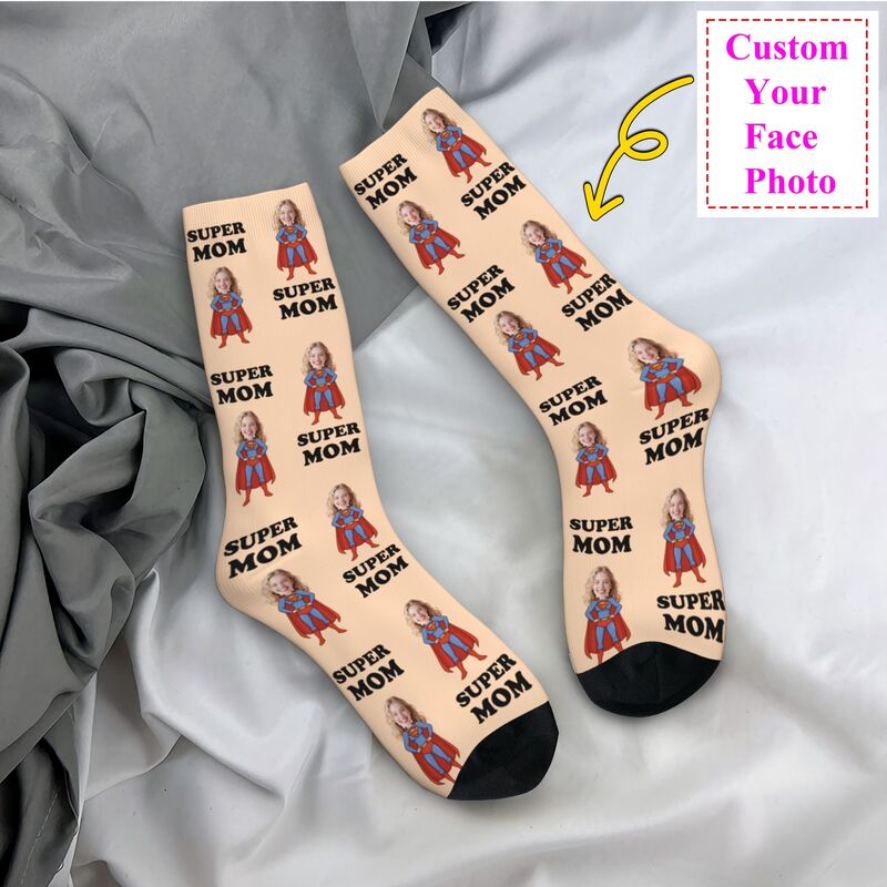 Super Mom Custom Mens Crew Soc - Dress Sock Men 评论和价格