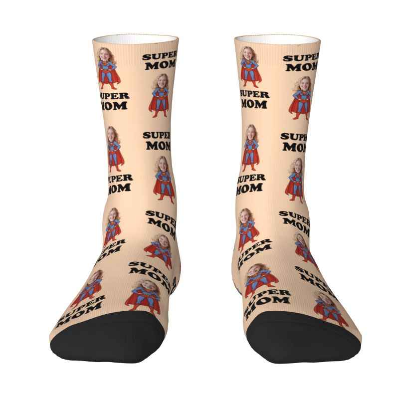 Super Mom Custom Mens Crew Soc - Dress Sock Men 评论和价格