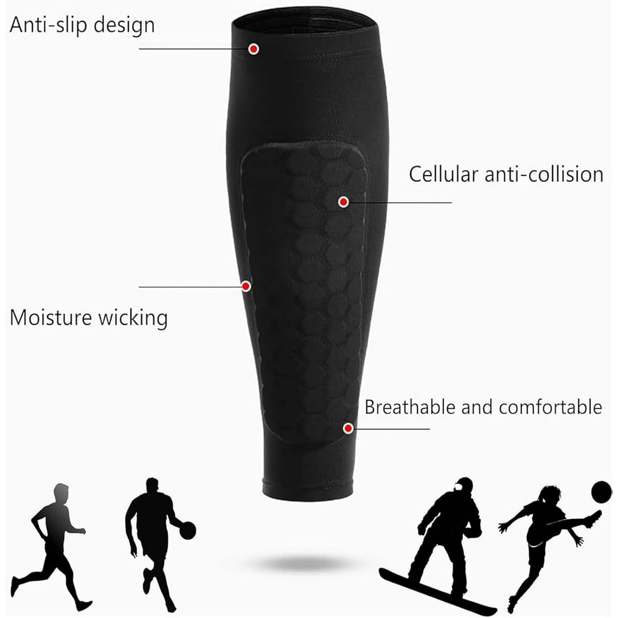 Soccer Shin Guards Shin Guard  - Compression Sleeve Calf 评论和价格